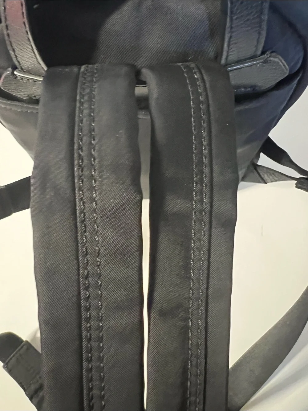 Black Mini Backpack with Front Zip Pocket